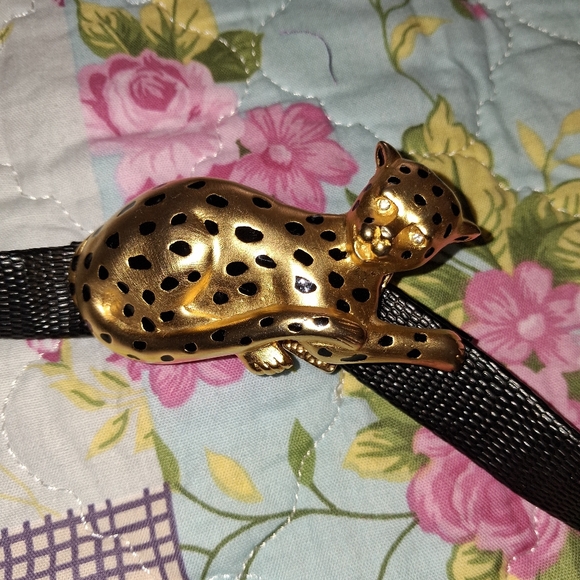 Vintage Doreen Ryan Leopard Buckle Belt main image 4